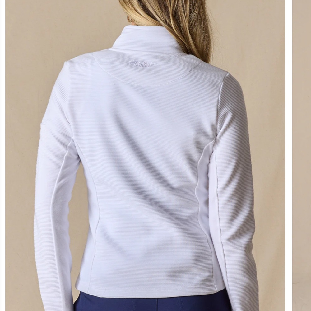 Straight Down Swing Jacket White Large - image 2